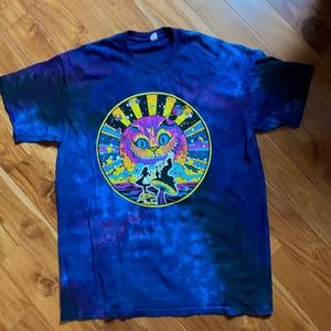 Tie dye Magic mushroom Alice in Wonderland T shirt vintage style band shirt